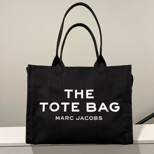 Marc Jacobs ‘The Tote Bag’ Black Canvas Tote - Large